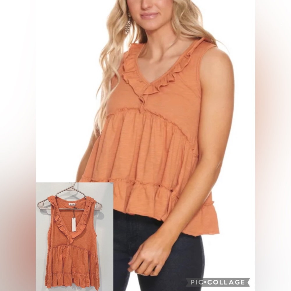 NWT Rustic Orange Tank
